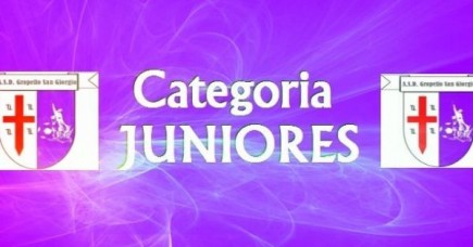 Juniores – Calendario 2016/2017 (partite e campi)