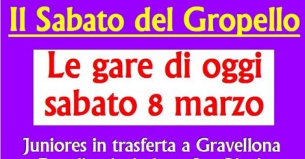 Il Sabato del Gropello: presentazione gare 8 marzo.