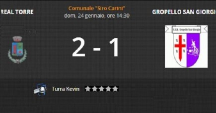 Giù dalla Torre!! Gropello sotto tono KO (2-1) a Torre d'Isola